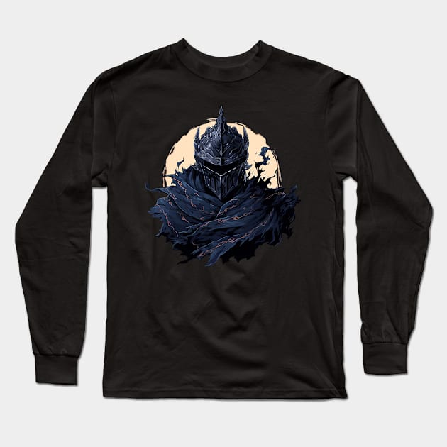 dark soul Long Sleeve T-Shirt by dorapeterx